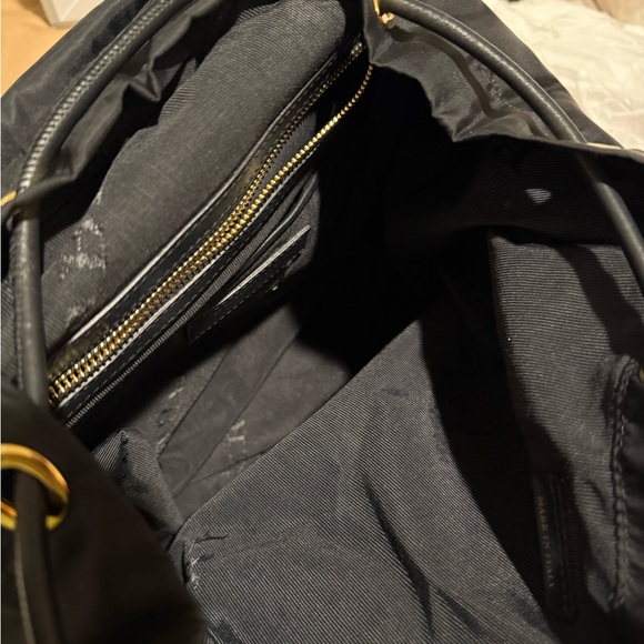 Burberry Large Nylon Rucksack with gold toned hardware - Picture 9 of 12